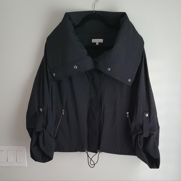 Anatomie Casey Crop black sparkle Jacket Size L - Picture 2 of 12